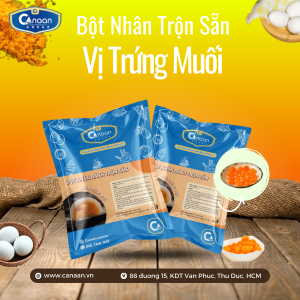 Bột làm nhân trứng muối trộn sẵn Canaan