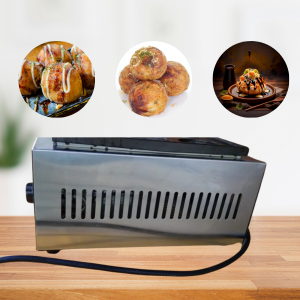 Máy Bánh Bạch Tuộc Takoyaki khổng lồ dùng điện - Ảnh 4