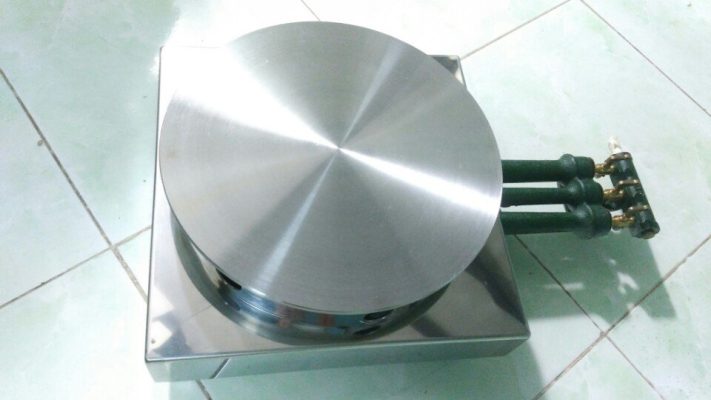 Máy bánh crepe chảo đơn Inox dùng gas - Ảnh 3