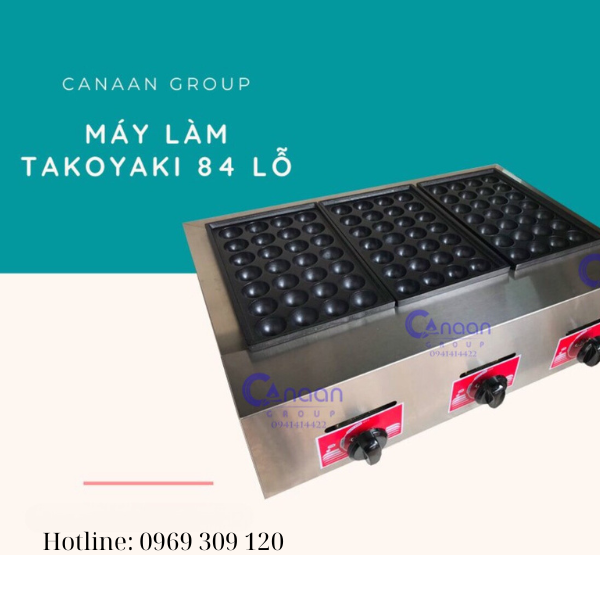 Máy Bánh Bạch Tuộc Takoyaki 84 Lỗ Dùng Gas - Ảnh 4