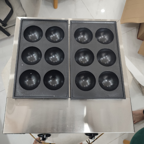 Máy Bánh Bạch Tuộc Takoyaki khổng lồ dùng gas - Ảnh 7