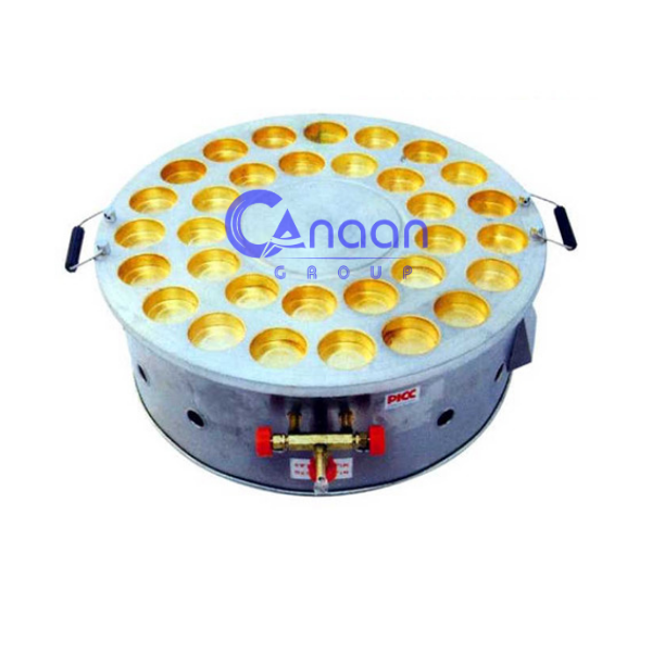 Máy làm bánh nướng Đài Loan 32 lỗ (Chảo đồng-Gas) - Ảnh 3