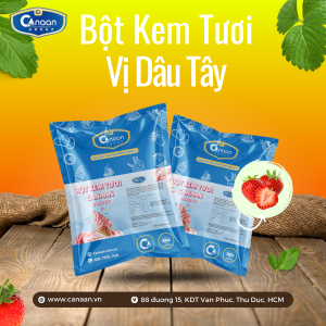 Bột làm kem tươi hương dâu