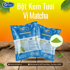 Bột làm kem tươi hương Matcha