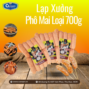 Lạp xưởng phô mai nướng đá khoái khẩu Loại 700g