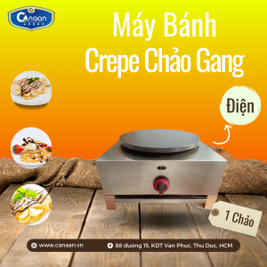 Máy bánh crepe sử dụng điện