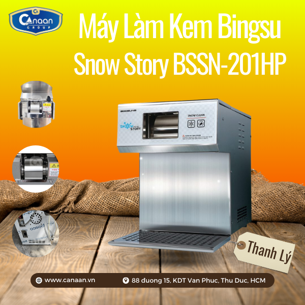 Máy làm kem bingsu snow story BSSN – 201HP (Thanh Lý)