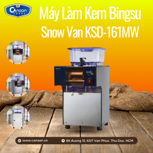 Máy Làm Kem Tuyết Bingsu Snowvan KSD-161MW (2024)