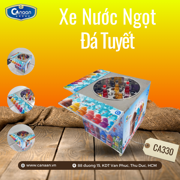 Xe nước ngọt đá tuyết CA330