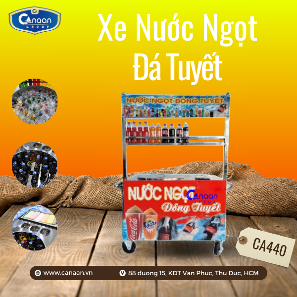 Xe nước ngọt đá tuyết CA440
