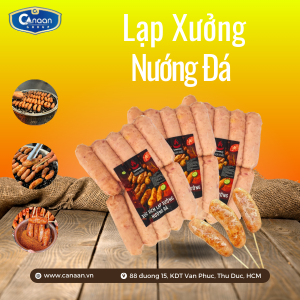 Lạp xưởng nướng đá