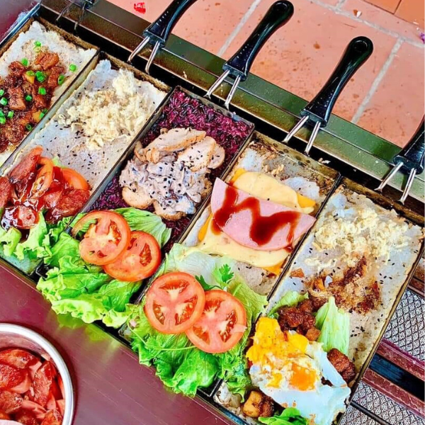 Máy làm cơm cháy kẹp 8 khuôn - Ảnh 9