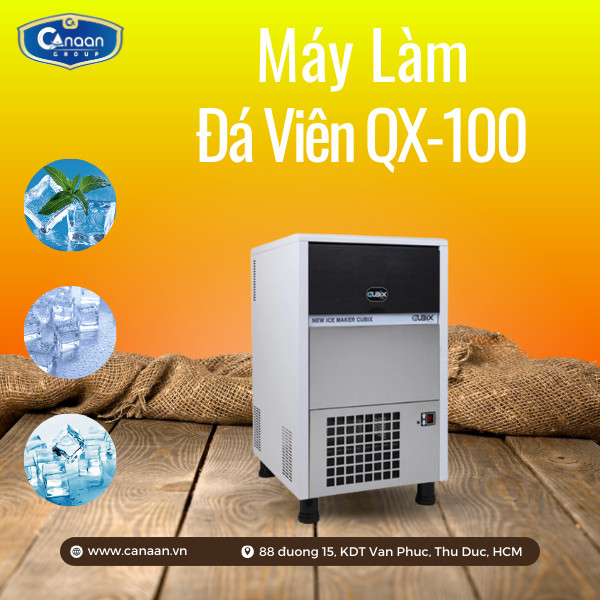 Máy Làm Đá Viên Cubix QX-100