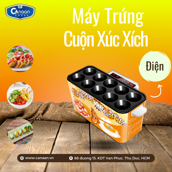 Máy làm trứng cuộn xúc xích điện CATC-XX1D