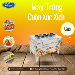 Máy làm trứng cuộn xúc xích gas CATC-XX1D