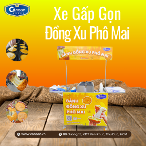 Xe Làm Bánh Đồng Xu Gấp Gọn