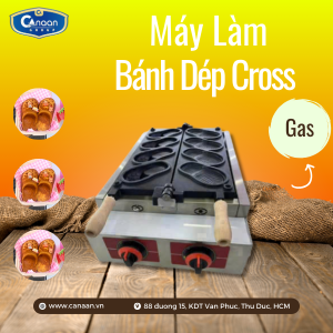 Máy Làm Bánh Dép Cross Gas