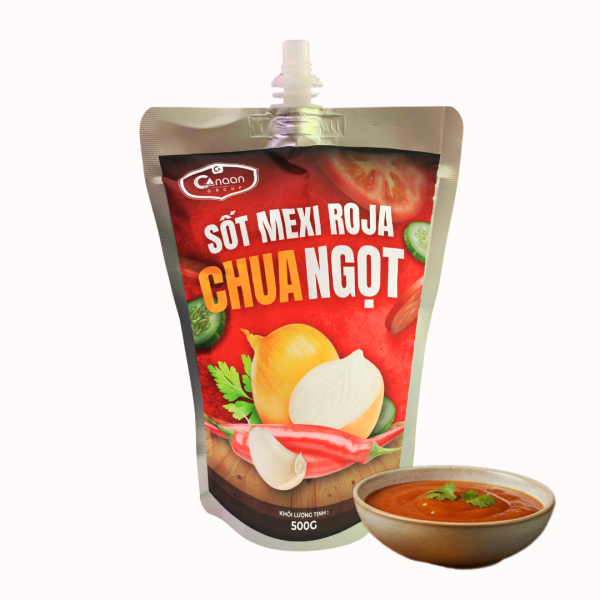 Hương vị chua ngọt cay tê đặc trưng của Sốt Mexi Roja